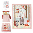 Juego de cama de 4 piezas Lambs &amp; Ivy Little Woodland - Bambi Baby