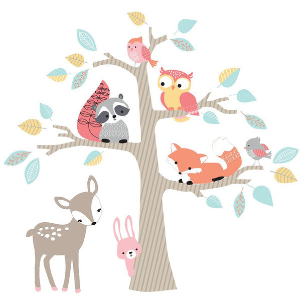Apliques de pared de Lambs &amp; Ivy Little Woodland - Jumbo- Bambi Baby
