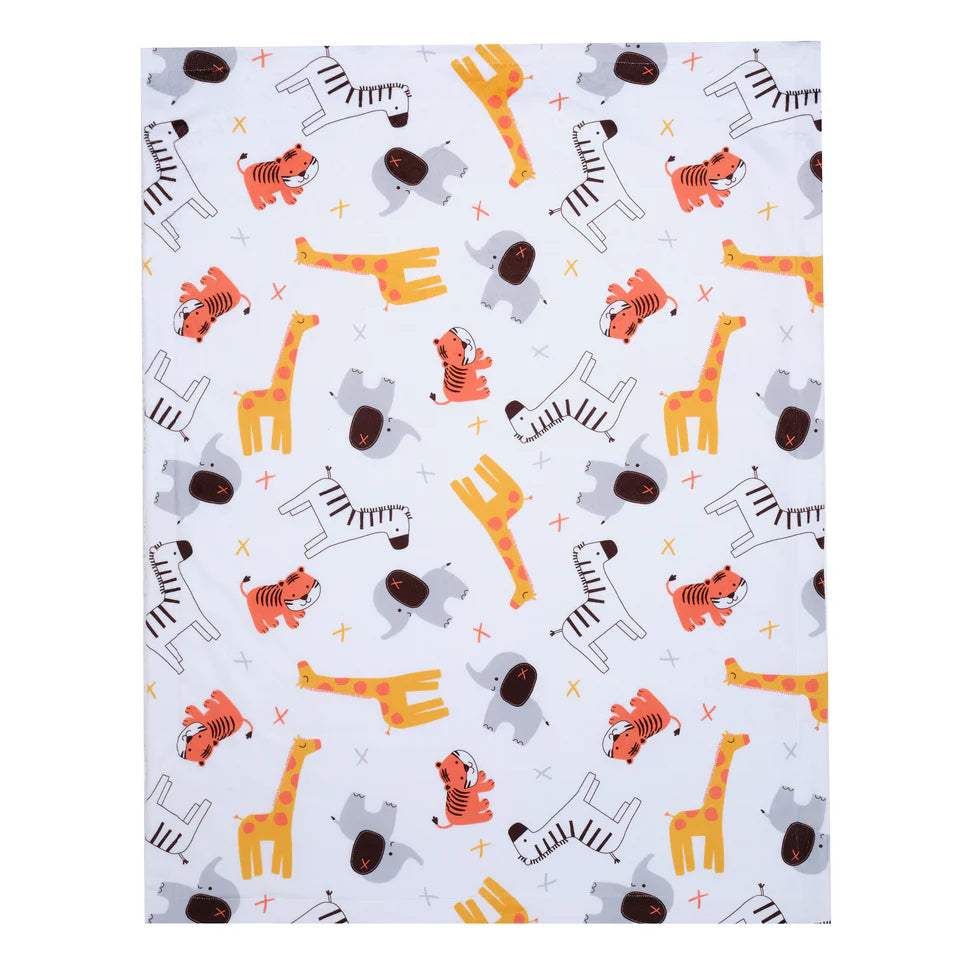 Bedtime Originals Lollipop Jungle Soft Fleece Safari-Themed Baby Blanket- Bambi Baby