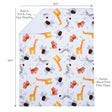 Bedtime Originals Lollipop Jungle Soft Fleece Safari-Themed Baby Blanket - Bambi Baby