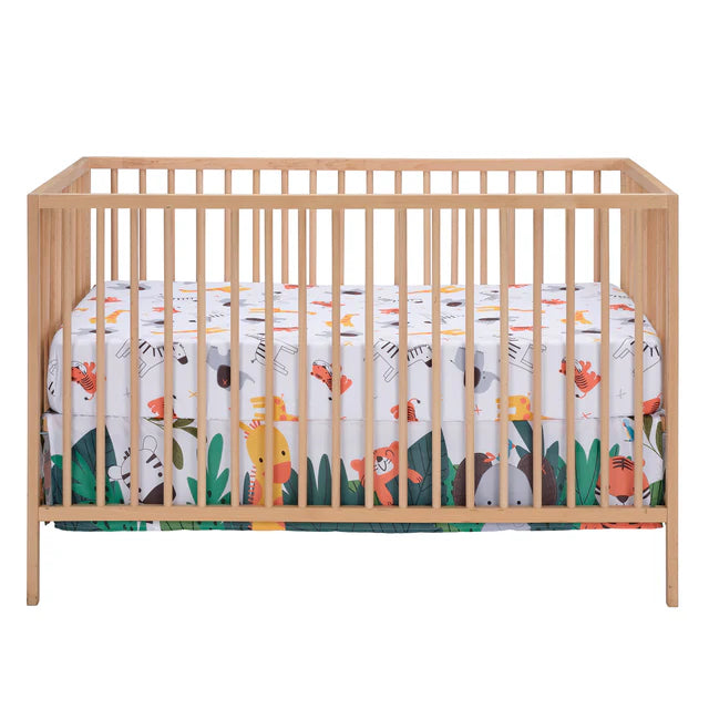 Bedtime Originals Lollipop Jungle Microfiber Baby Fitted Crib/Toddler Sheet- Bambi Baby