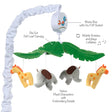 Bedtime Originals Lollipop Jungle Musical Baby Crib Mobile Soother Toy - Bambi Baby