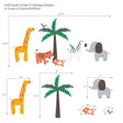 Bedtime Originals Lollipop Jungle Colorful Safari Themed Wall Decals/Stickers - Bambi Baby