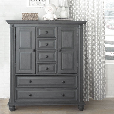 Oxford London Lane Chifferobe in Arctic Gray- Bambi Baby