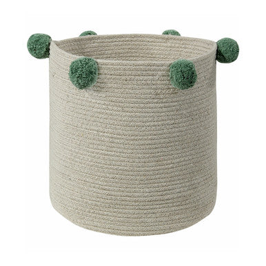 Lorena Canals Basket Natural Green- Bambi Baby