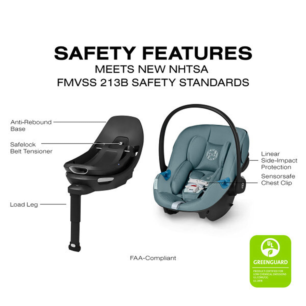 CYBEX Aton G2 Swivel Infant Car Seat with Load Leg Base- Bambi Baby