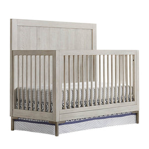 Willow Hardwood Beck Convertible Crib - Side Angle View | Bambi Baby