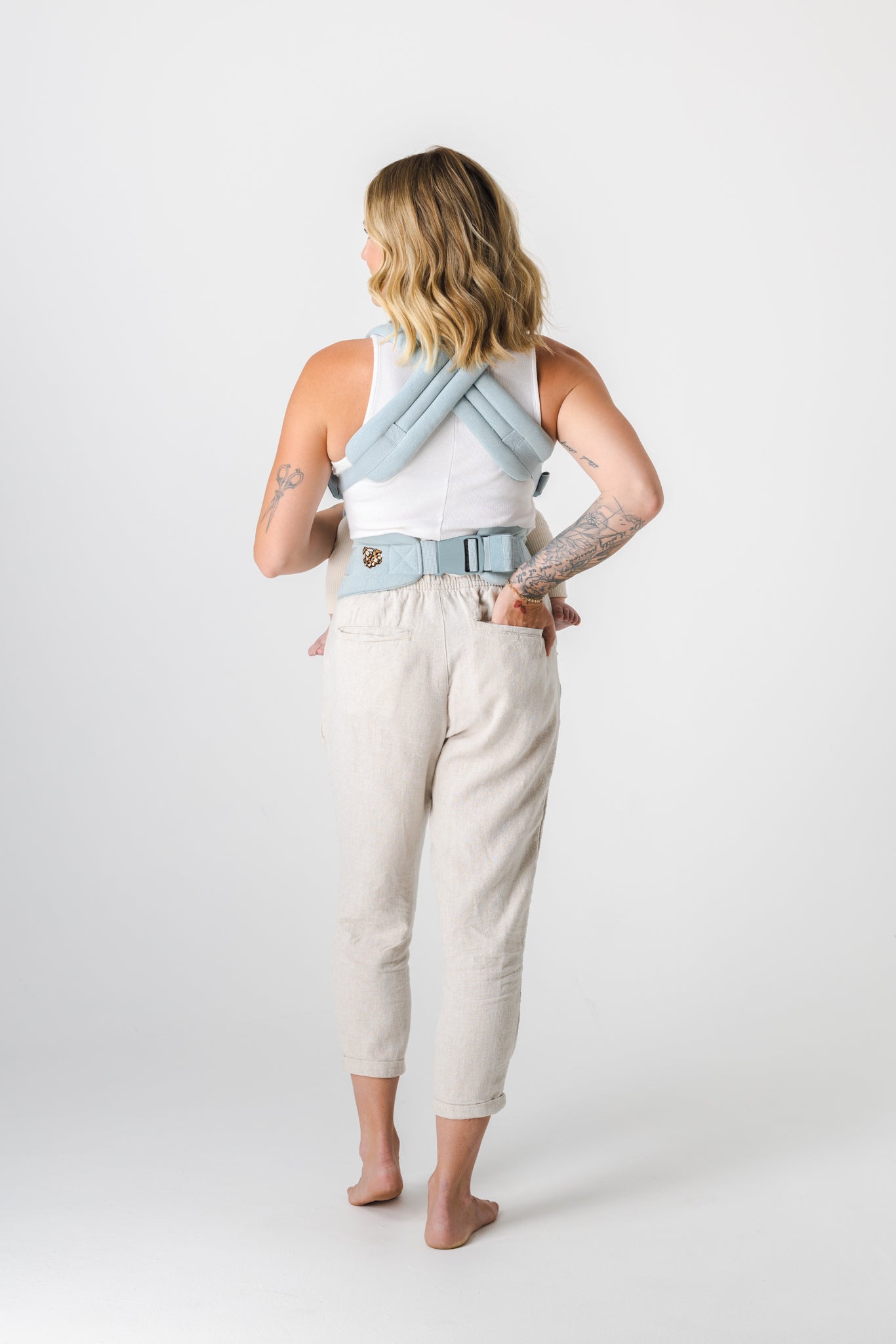 Mabē The Monarch Carrier - Dream Wash Denim- Bambi Baby