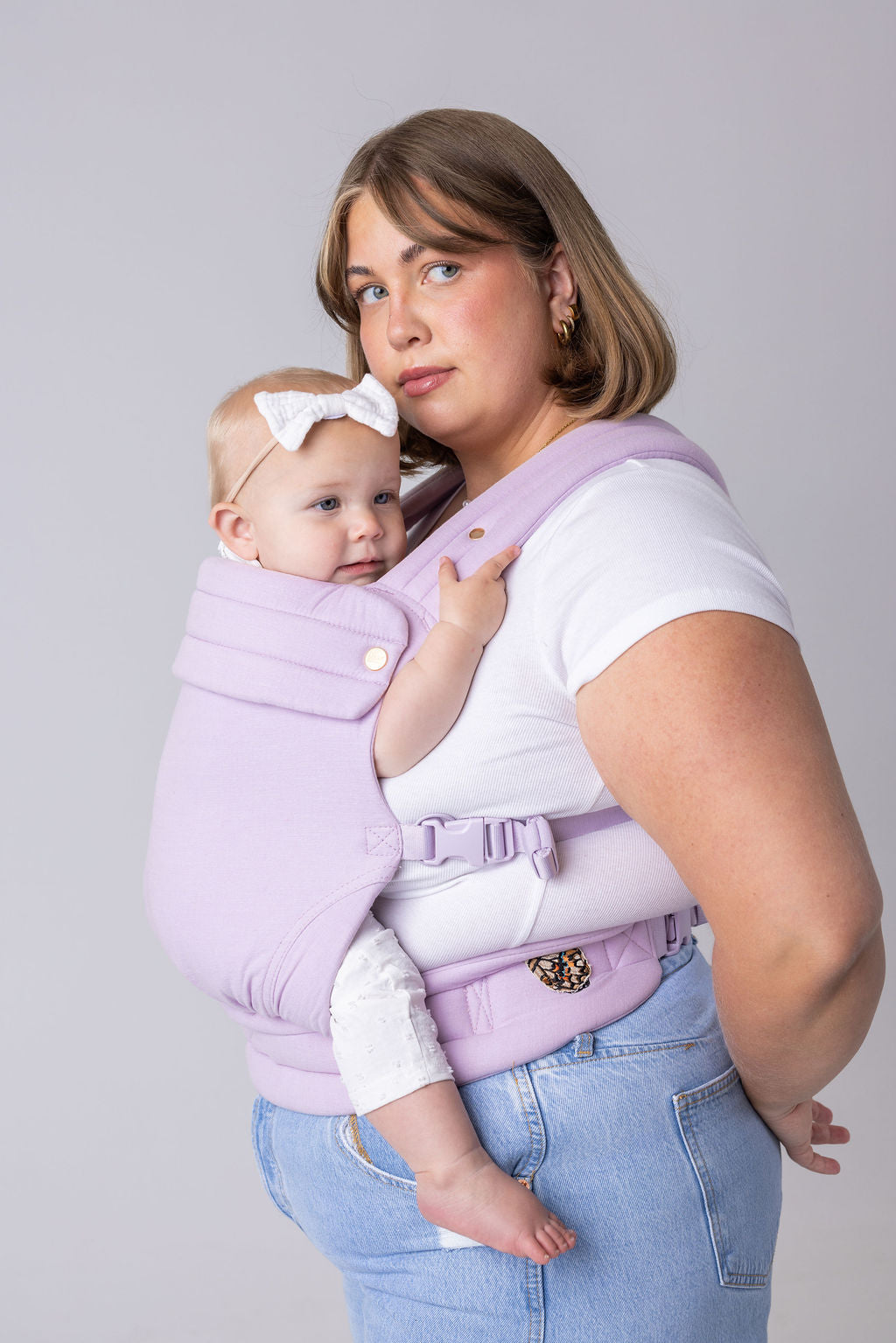 Mabē The Monarch Baby Carrier - Lilac Skies- Bambi Baby