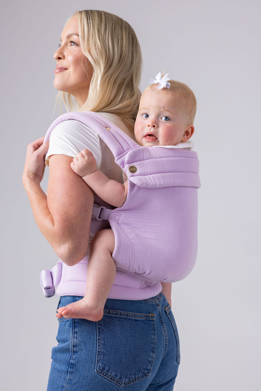 Mabē The Monarch Baby Carrier - Lilac Skies- Bambi Baby