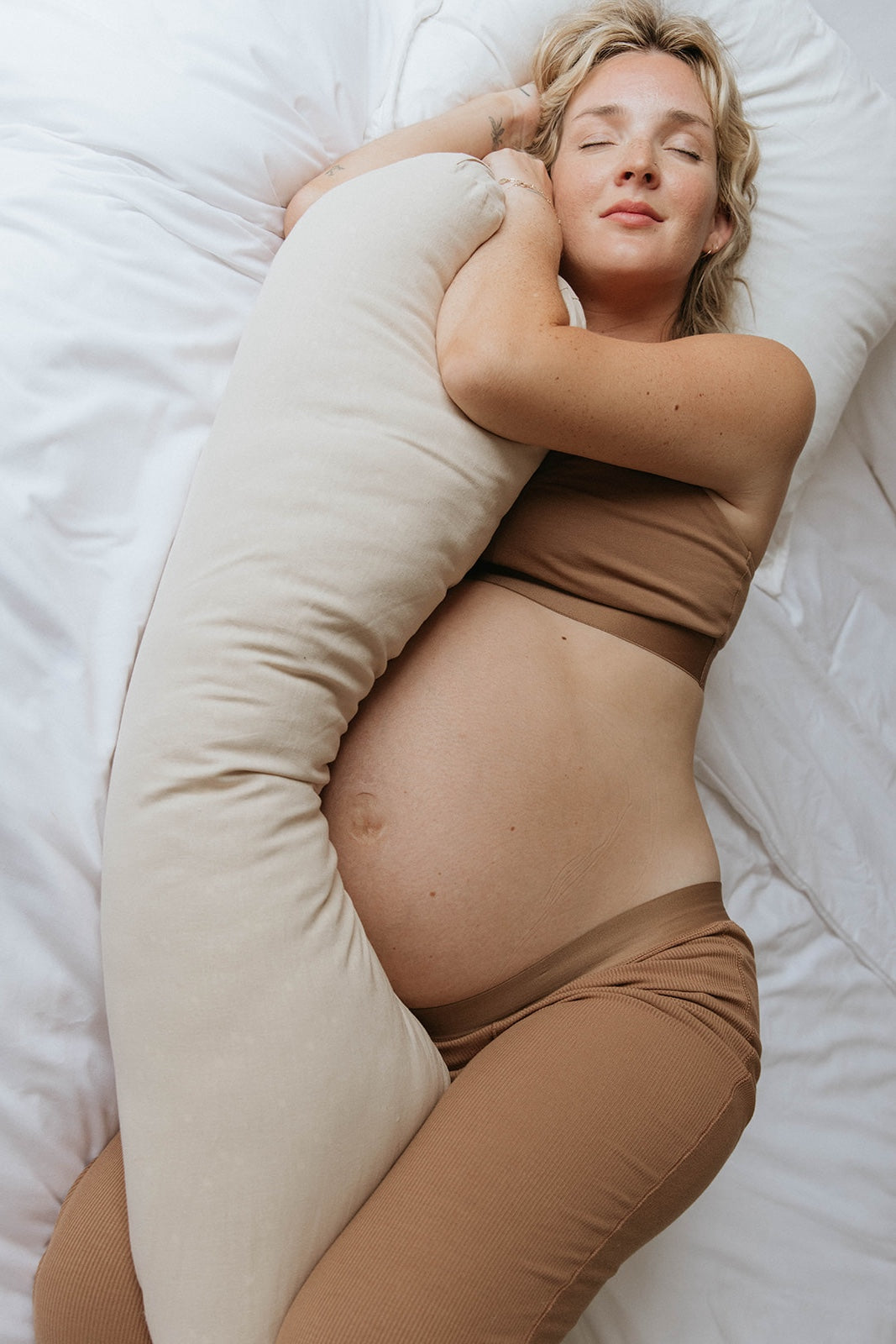 WildBird Pregnancy Pillow Cover - Sparrow- Bambi Baby