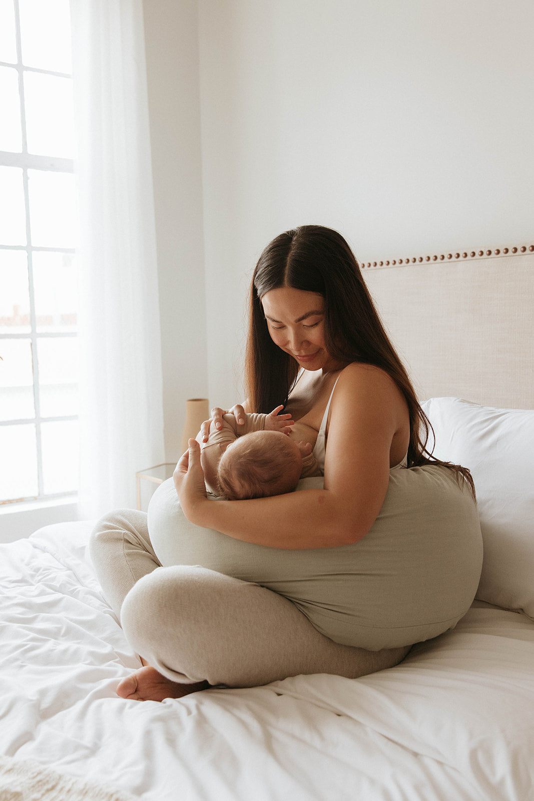 WildBird Pregnancy Pillow Cover - Sparrow- Bambi Baby