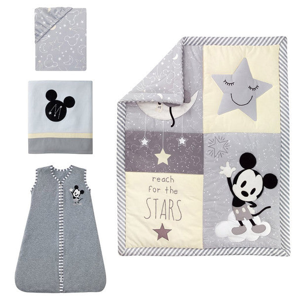 Lambs & Ivy Mickey 4-Piece Bedding Set- Bambi Baby