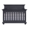 Midnight Slate Oxford Baby Weston 4-in-1 Convertible Crib - Front View | Bambi Baby