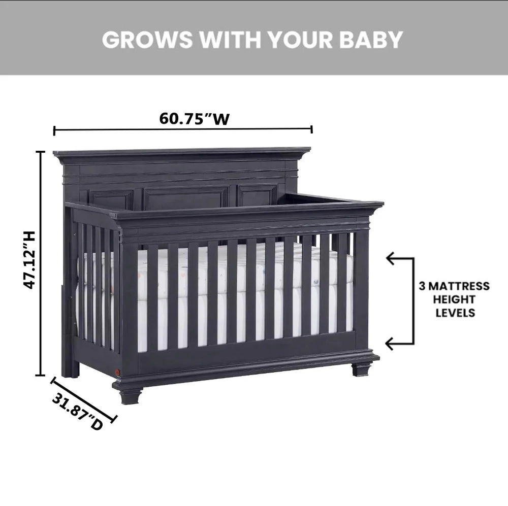 summer infant manchester 4 in 1 lifetime convertible crib Oxford Baby Weston 4 In 1 Convertible Crib