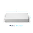 Moonlight Slumber  Luxury Dreamer Mini Crib Mattress - Bambi Baby