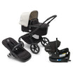 Bugaboo Fox 5 Renew Bassinet and Seat Stroller + Turtle Air Shield By Nuna Car Seat Travel System