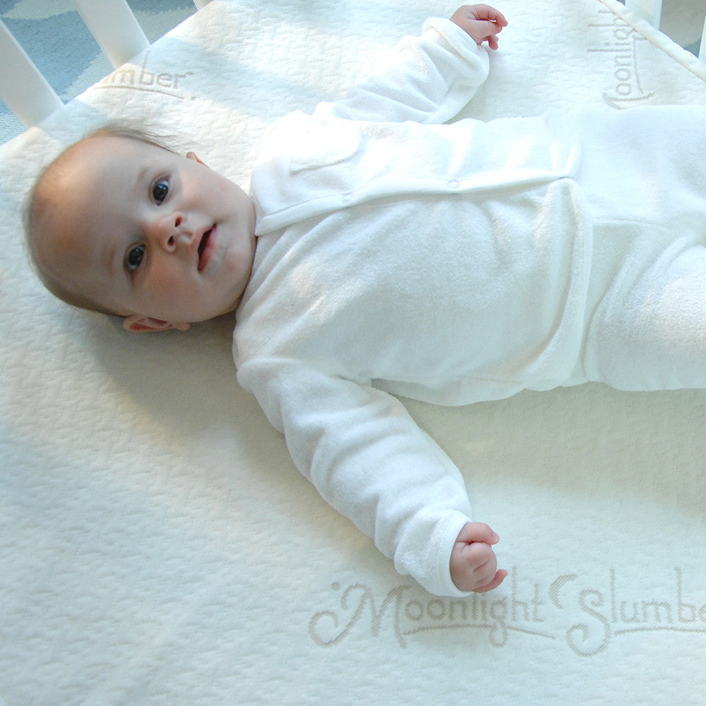 Moonlight Slumber Premium Cotton Crib Mattress Pad - Waterproof- Bambi Baby