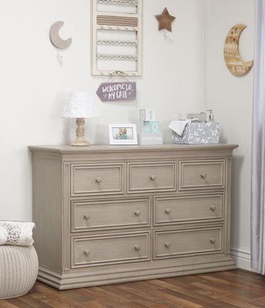 Cómoda doble Sorelle Monterey en Heritage Fog- Bambi Baby
