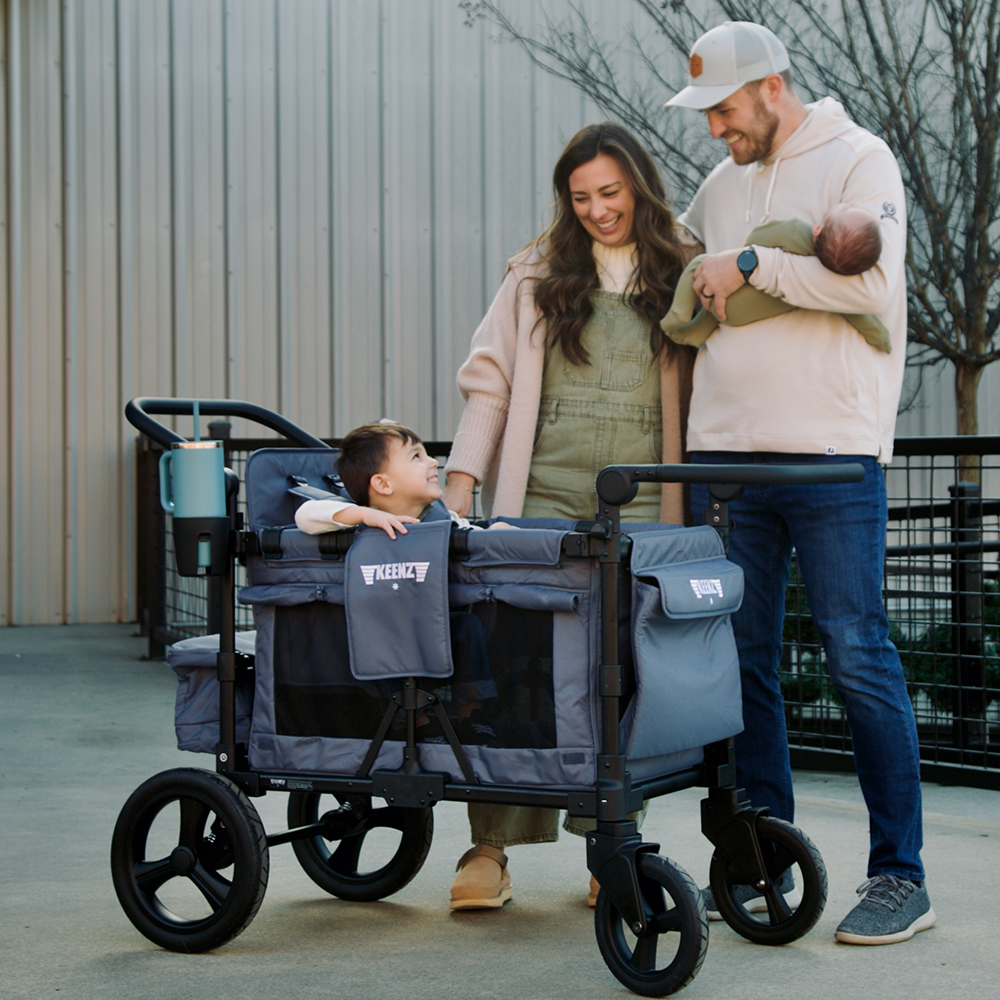 Keenz MOOV 4-Passenger Stroller Wagon – Full-Featured Comfort for Big –  Bambi Baby