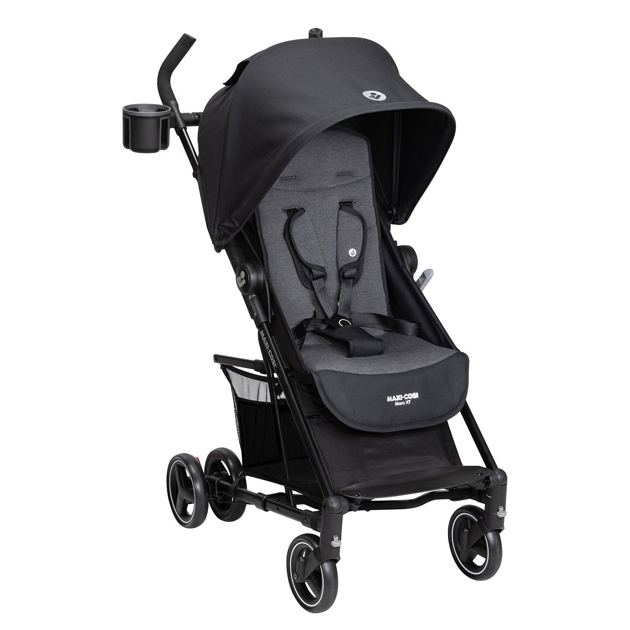 Maxi Cosi Mara XT Ultra Compact Stroller in Essential Black- Bambi Baby
