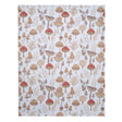 Lambs & Ivy Mushroom Meadow Soft White/Taupe Luxury Baby Blanket - Bambi Baby