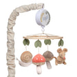 Lambs & Ivy Mushroom Meadow Musical Baby Crib Mobile Soother Toy - Bambi Baby