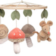 Lambs & Ivy Mushroom Meadow Musical Baby Crib Mobile Soother Toy - Bambi Baby