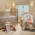 Lambs & Ivy Mushroom Meadow 3-Piece Organic Cotton Infant Baby Crib Bedding Set - Bambi Baby