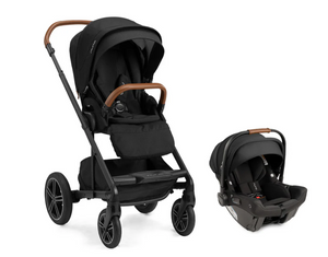 Caviar Nuna MIXX Next PIPA URBN Travel System - Side View | Bambi Baby