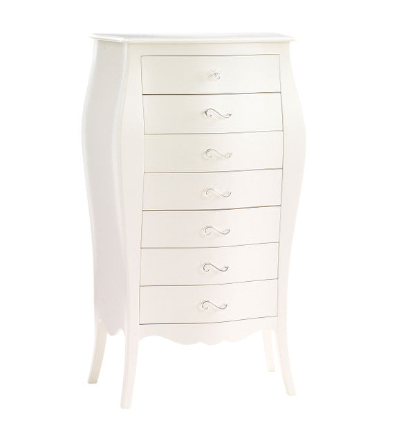 Natart Allegra Collection Lingerie Chest in French White- Bambi Baby