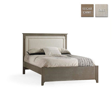 Natart Ithaca Collection Double Bed 54" with Low profile footboard & rails in Sugar Cane- Bambi Baby