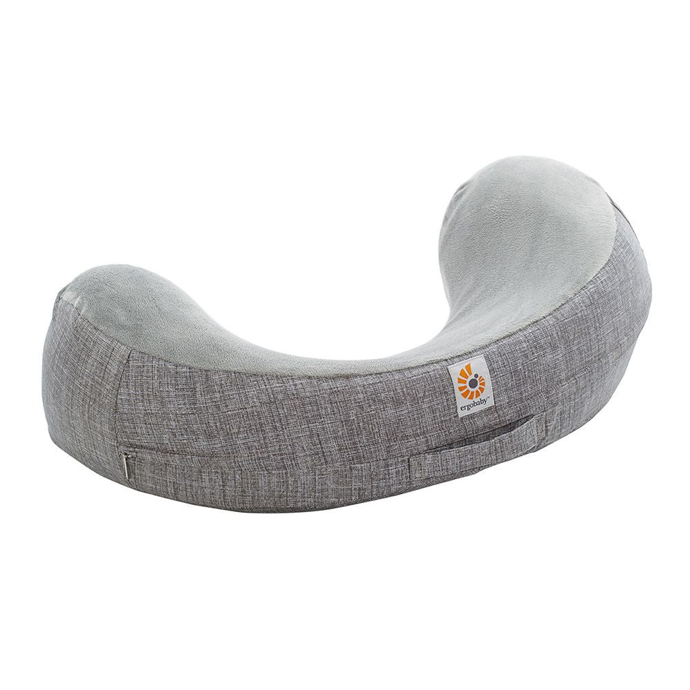 Ergobaby Natural Curve Nursing Pillow in Heathered Grey- Bambi Baby