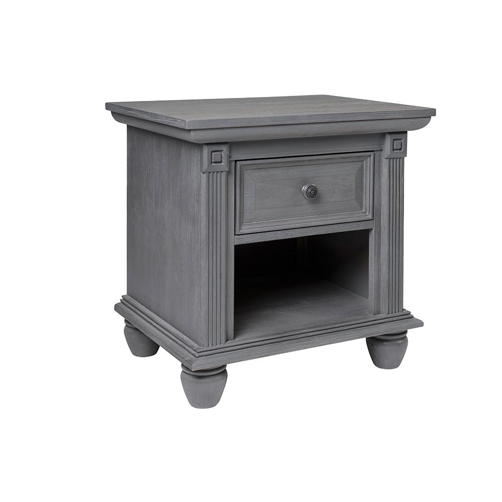 Oxford London Lane Nightstand in Arctic Gray- Bambi Baby