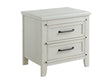 Soho Baby Ellison Night Stand - Rustic White - Bambi Baby