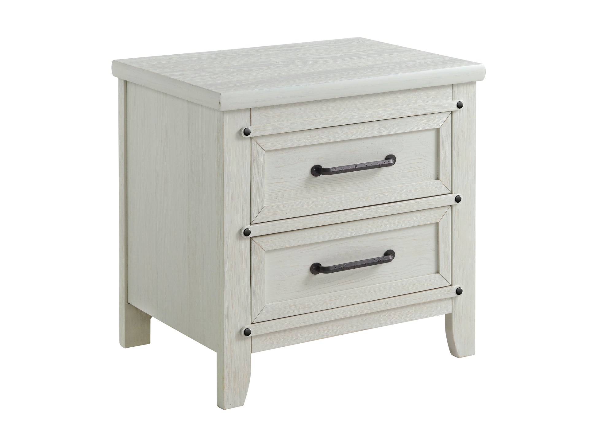 Soho Baby Ellison Night Stand - Rustic White- Bambi Baby