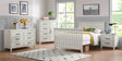 Soho Baby Ellison Night Stand - Rustic White - Bambi Baby