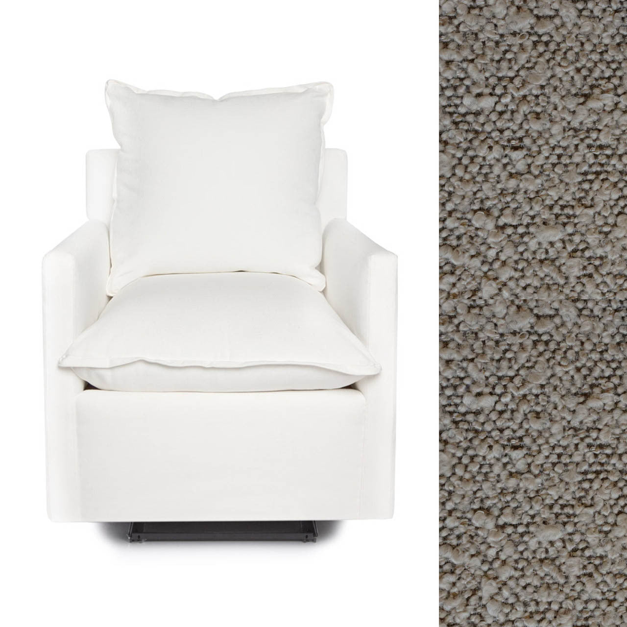 Oilo Nola Glider em HP Boucle Carmel - Bambi Baby