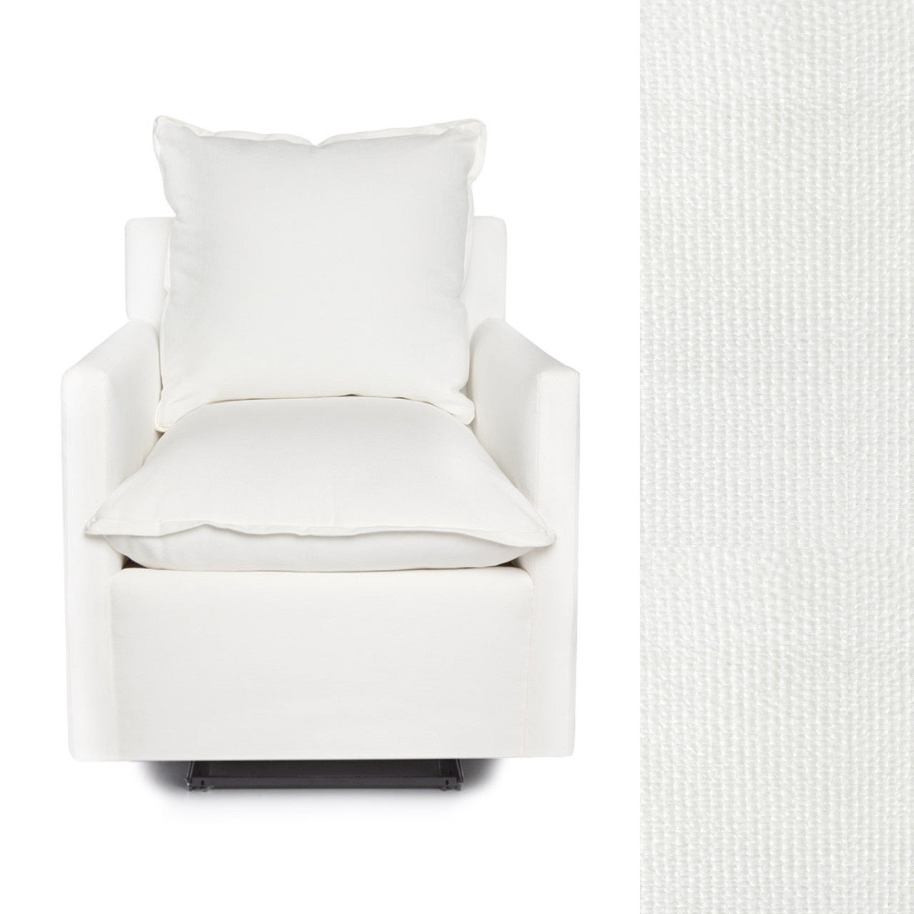 Oilo Nola Glider in HP Antique Snow- Bambi Baby