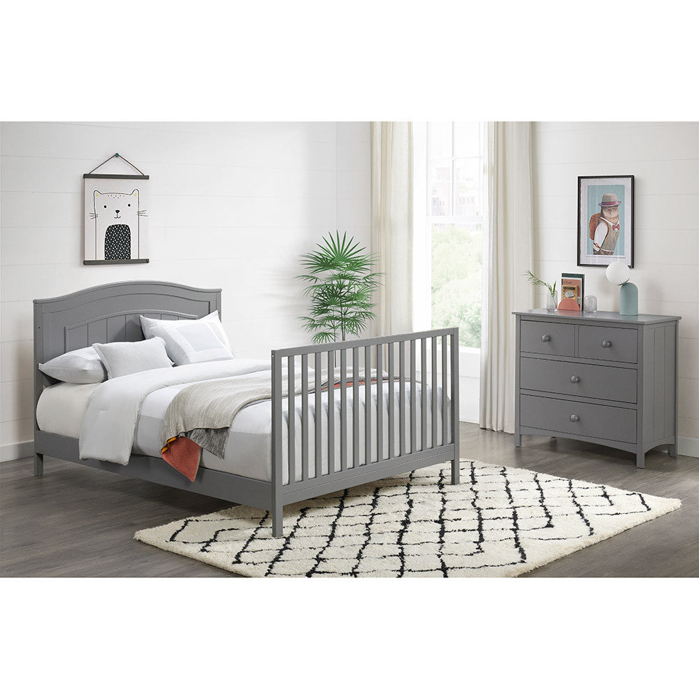 Oxford Full Bed Conversion Kit Dove Gray- Bambi Baby