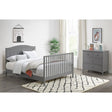 Oxford Baby North Bay 4-in-1 Convertible Crib Dove Gray - Bambi Baby