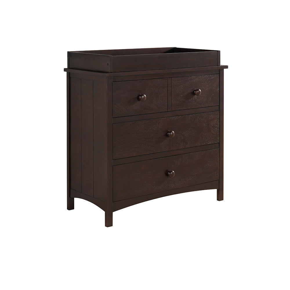 Oxford Changing Topper For 3 Dr Espresso- Bambi Baby