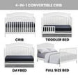 Oxford Baby North Bay 4-in-1 Convertible Crib - Bambi Baby
