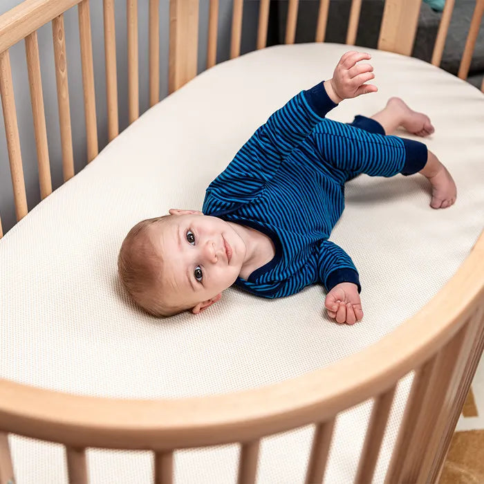 Naturepedic Organic Breathable Oval Mattress (Stokke Sleepi Crib V2 or V3)- Bambi Baby