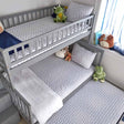 Lullaby Earth Twin Trundle DREAM EASY Kids Mattress - Blue Leaf - Bambi Baby