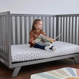 Lullaby Earth Gentle Start Breathable Crib Mattress - Blue Leaf - Bambi Baby