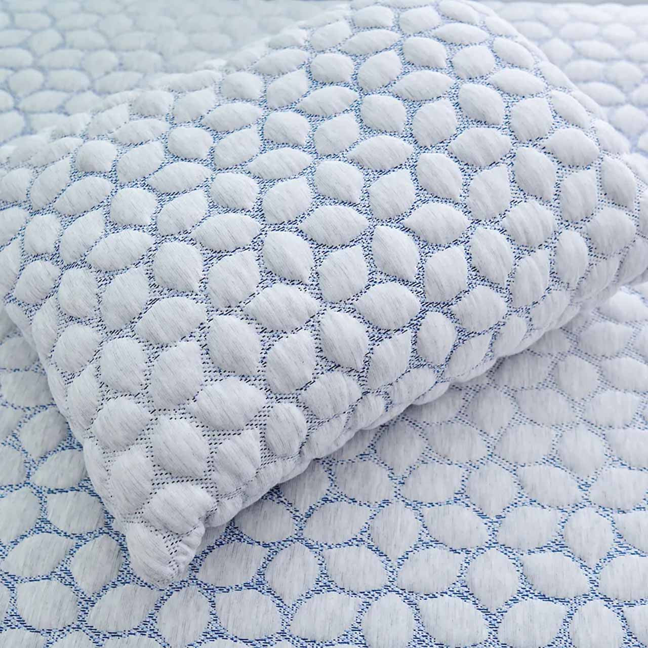 Lullaby Earth Standard Dream Easy Kids Pillow - Blue Leaf- Bambi Baby