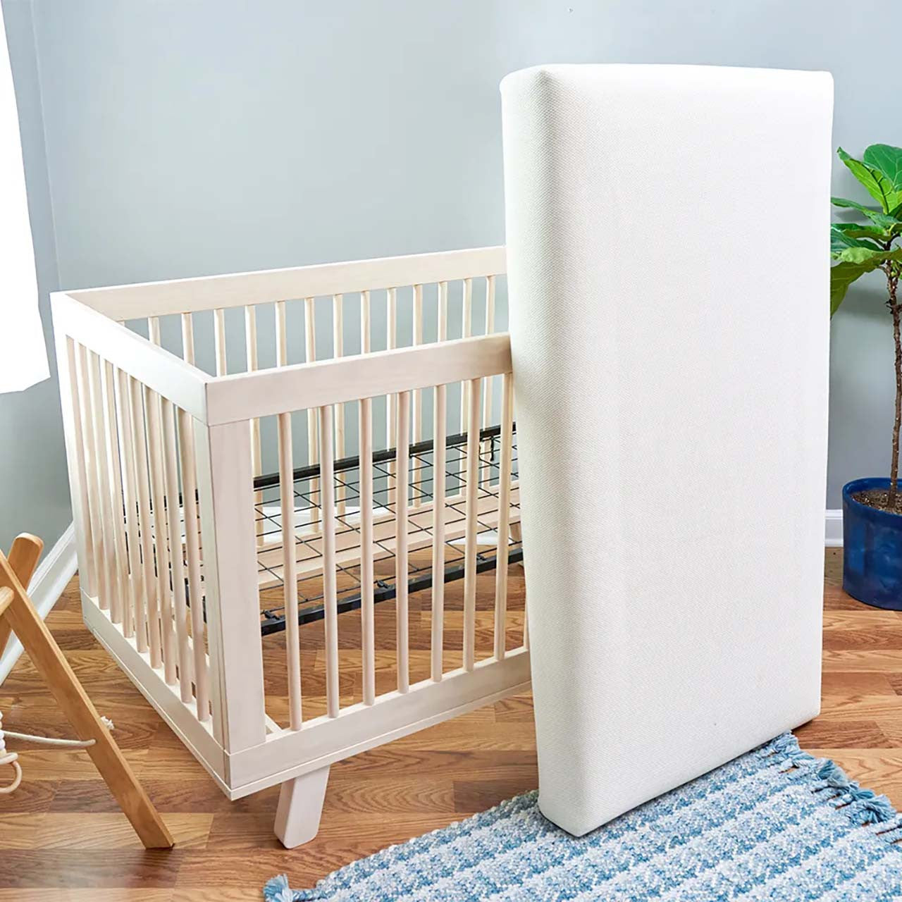 Naturepedic 2 in 1 Organic Breathable 252 2-Stage Crib Mattress- Bambi Baby