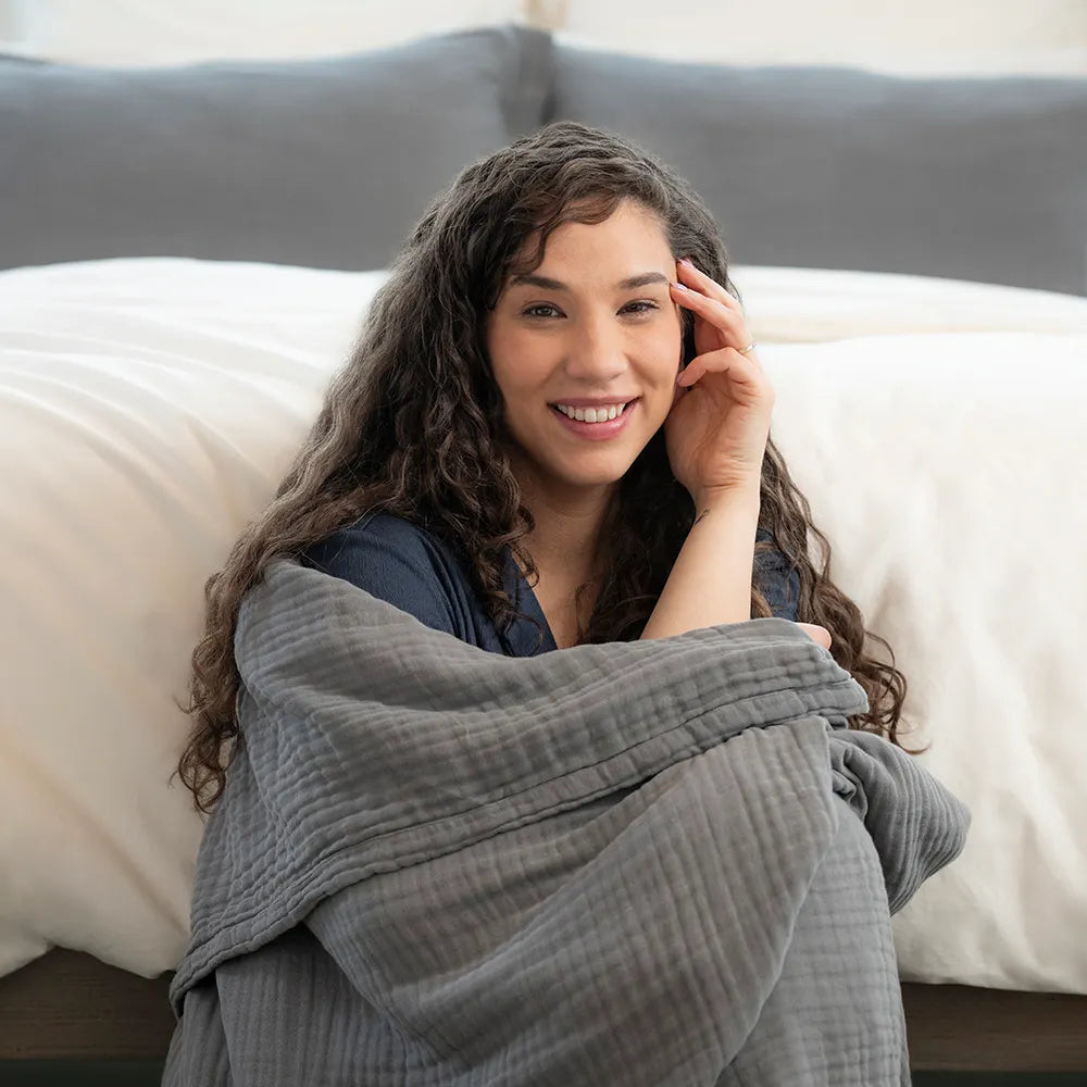 Naturepedic Organic Cotton Breathable Muslin Duvet Covers & Shams- Bambi Baby