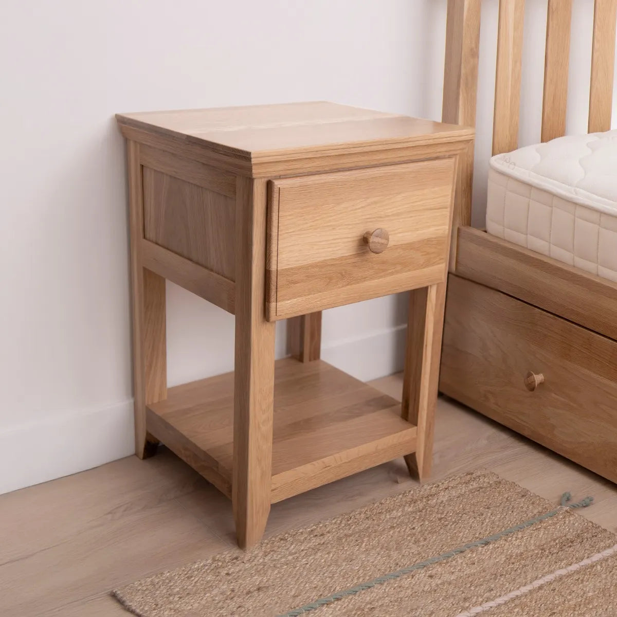 Naturepedic Savona Kids FSC Certified Oak Nightstand- Bambi Baby